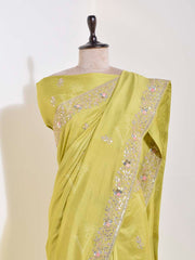 Green Vasansi Silk Saree