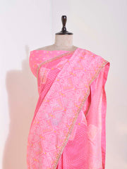 Pink Vasansi Silk Saree