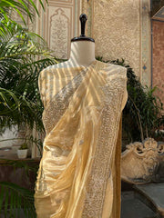 Golden Tissue Saree