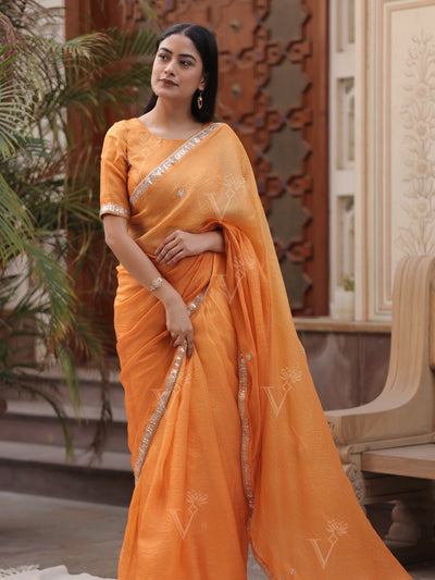 Saree , kota doria , Summer , kota silk , gota patti