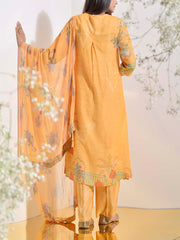 Yellow Vasansi Silk Printed Suit Set