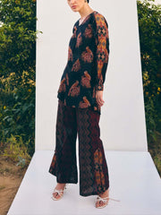 Black Printed Co-ord Set