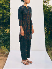 Black Printed Co-ord Set