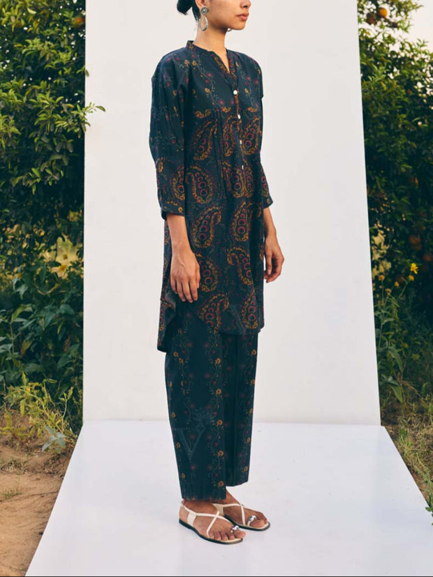 Black Printed Co-ord Set