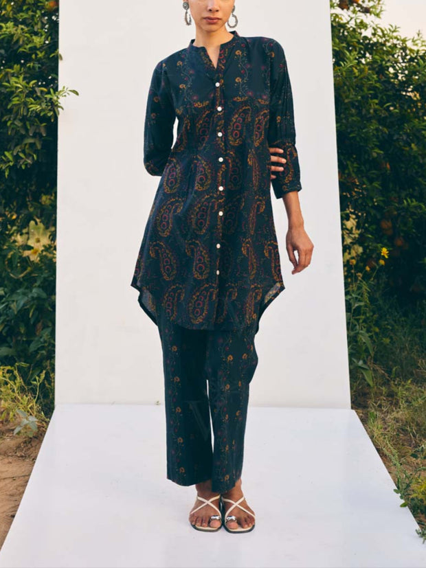 Black Printed Co-ord Set