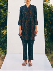 Black Printed Co-ord Set