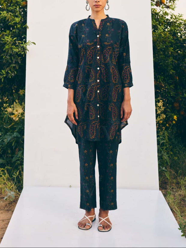Black Printed Co-ord Set
