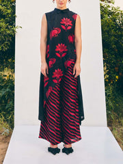 Red and Black Printed Co-ord Set