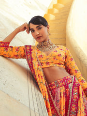 Multi Floral Lehenga - Mimosa Dreams