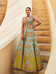 Sea Green Lehenga - Mimosa Dreams