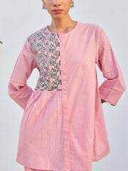 Pink Cotton Co-ord Set