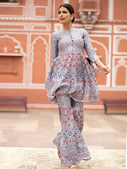 Grey Sharara Set