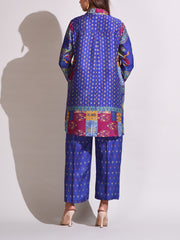 Blue Vasansi Silk Pant Set