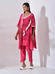 Fuchsia Pink Kaftan Pant Set