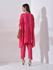 Fuchsia Pink Kaftan Pant Set