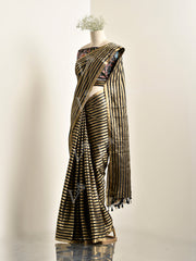 Black Banarsi Silk Saree