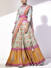 Mint Green Lehenga Set