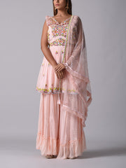 Buy Georgette Sharara Set