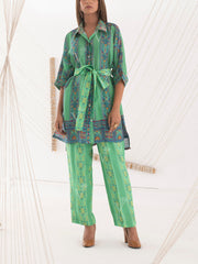 Sea Green Vasansi Silk Pant Set