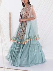 Sea Green Lehenga Set