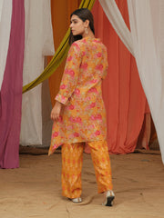 Orange Vasansi Silk Co-ord Set