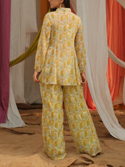 Yellow Vasansi Silk Pant Set