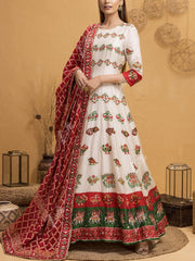 Panetar ReImagined - Gown with Pure Georgette Zari Dupatta