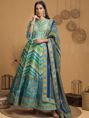 Anarkali, Anarkalis, Gown, Gowns,  Party Wear, Traditional Wear, Silk, Handcrafted, Real Zari, Leheriya, Rajasthani, Jaipuri